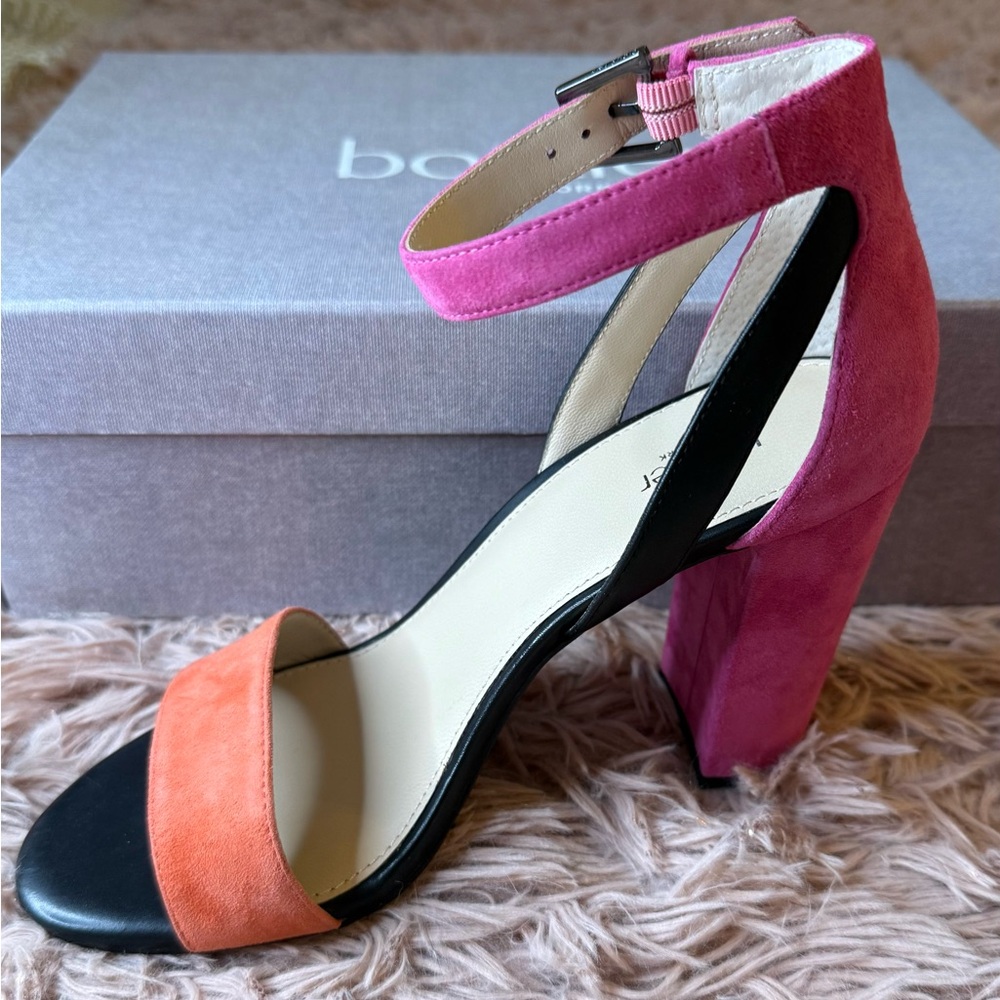 Botkier Pink and Orange Block Heels